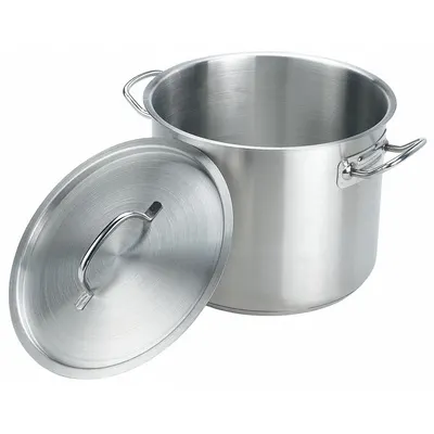 CRESTWARE SSPOT24 Stock Pot with Lid - Stock Pots with Covers