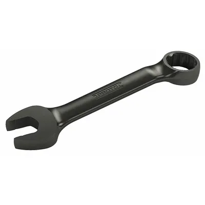 PROTO Combination Wrench: Alloy Steel, Black Oxide, 14 mm Head Size, 4 1/2 in Overall Lg - Metric 12-Point Combination Wrenches
