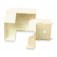 LEGRAND 90 Degrees External Elbow: PN10, 1 3/4 in Wd, 3/4 in Ht, Plastic, Ivory (MPN PN10F18V)