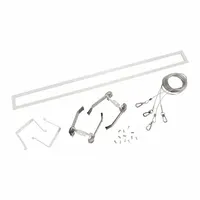 KEYSTONE TECHNOLOGIES Light Fixture Mounting Kit: For Use With 4 ft Series A Linear Arch Fixtures (MPN KT-LALED-4A-RM-KIT)