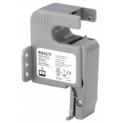 Surface-mounted relay for monitoring undercurrent conditions in electrical circuits. Fixed trip point of 0.35 A with switch adjustment and terminal strip connection. Rated 0.4 A at 30V AC/DC. No status indicator.
