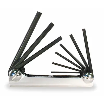 EKLIND Hex Key Set: 1 - 5 Pieces, Fold-Up Hex, Folding, SAE, Std End, Short, 1 Pieces - Folding Key Sets