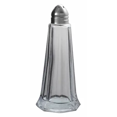 ITI GS-1 Clear Glass Pepper Shaker, 4 3/8 in Height - Salt or Pepper Shakers