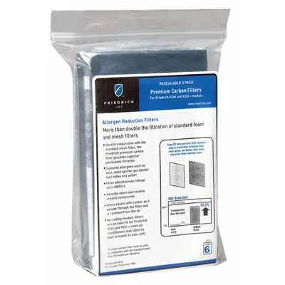 FRIEDRICH Filter Pad: Filter Pad, Friedrich, Kuhl Med Chassis, EM18-3/SM18-3/SM21-3 - Replacement Air Filters & Filter Brackets