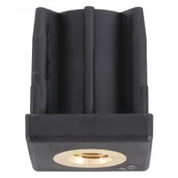 S & W Tube End Leveling Mount: Square, Nylon, 3/4"-10 Thread Size, 2,000 lb Capacity, 0.12 in (MPN TE2-3D)