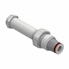 The Parker DSH102C is a screw-in, two-position, normally closed, two-way solenoid cartridge valve. It features a steel body and polyurethane seal, and is electrically operated with a C10-2 coil. This valve is used for on/off flow control in hydraulic systems, suitable for industrial machinery, mobile equipment, and process automation.