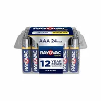 Battery: AAA, Everyday, Alkaline, 1.5V DC, UltraPro, 24 PK (MPN ALAAA24PP)