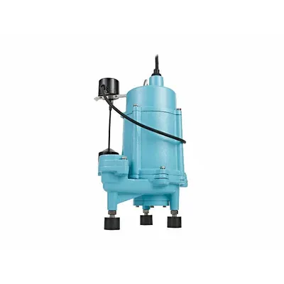 LITTLE GIANT Sewage Grinder Pump: Vertical, Single Phase, 1 hp, 115V AC, 49.3 gpm @ 10' of Head - General Purpose Sewage Grinder Pumps