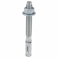 RED HEAD Wedge Anchor: 3 3/4 in Overall Lg, 3/8 in Dia, 3/8"-16 Thread Size, Stainless Steel, 50 PK (MPN WW-3836)