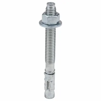 RED HEAD 18-8 Stainless Steel Wedge Anchor, 3/8"-16 Thread, 3/8" Dia, 50-Pack - 18-8 Stainless Steel Wedge Anchors