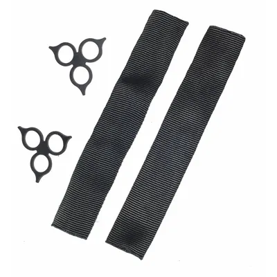 LOCKJAW Synthetic Shackle Kit: Soft Shackles, HMPE/Polyethylene, (2) Lock Rings/(2) Sleeves - Replacement Sleeves & Lock Rings for Synthetic Shackles
