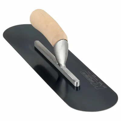 KRAFT TOOL Pool Trowel: Blade Material Blue Steel, Blade Shape Round, 4 in Blade Wd - Swimming Pool Trowels