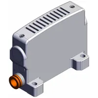 Side End Plate: 0.1 MPa to 0.7 MPa, -10°C to 50°C, 2 Ports, VVQC2000-2A-1-N11-S, VQC1000/2000 Series