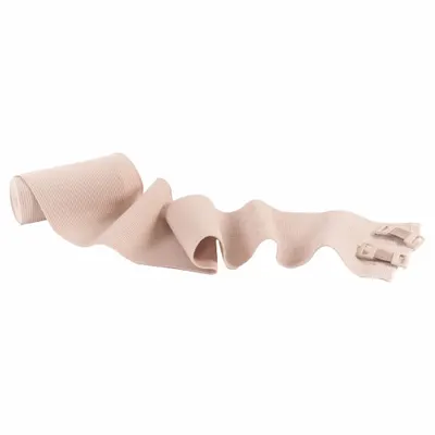 MEDSOURCE Elastic Bandages: 5 yd Dressing Lg, 2 in Dressing Wd, Cotton, Sterile, Clips