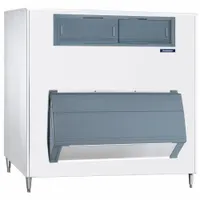 Ice Bin: 1,660 lb Storage Capacity, Top Hinged, 63 3/8 in Ht, 60 in Wd, 31 in Dp, Stainless Steel (MPN BL1660S)