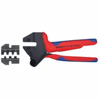 KNIPEX Solar Ratchet Crimper Kit: Solar Cable Connector, Includes Crimping Die, 8 1/4 in Overall Lg (MPN 9K 00 80 62 US)