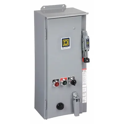 SQUARE D NEMA Combination Starter: Circuit Breaker, 3 Poles, NEMA Size 2 - Circuit Breaker Starters with Thermal Overloads