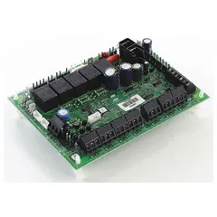 This replacement control board is designed for use in YORK HVACR systems. It manages system operations including fan, compressor, and safety controls in commercial and industrial heating, ventilation, air conditioning, and refrigeration equipment. The board is essential for restoring functionality in compatible YORK units.