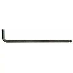 This L-shaped hex key is designed for driving hex socket fasteners in assembly, maintenance, and repair tasks. It features a 3/16 in SAE tip size, a long arm length of 6 5/32 in, and is made from alloy steel with a chrome finish. Suitable for use in machinery, automotive, and equipment applications.