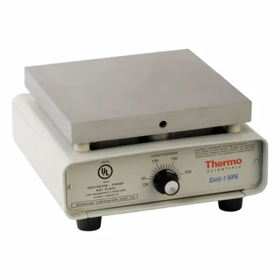 THERMO SCIENTIFIC Hot Plate: US Std Plug Type, 6 1/8 in Plate Wd, 6 1/8 in Plate Lg - Single-Position Hot Plates