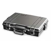 PELICAN Protective Case: 13 1/8 in x 18 7/8 in Inside, Dividers, Black, No Wheels, Plastic/Rubber (MPN 1495CC#1)