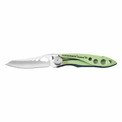 Manually-opening folding knife with a 2 1/2 in drop-point blade. Closed length 3 1/2 in, overall length 5 3/4 in. Aluminum handle. Suitable for everyday carry, outdoor tasks, and light utility work.