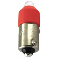 EATON Compact LED Bulb: LED, Miniature Bayonet (BA9s), (T) Tubular, T3-1/4, 120V AC/DC, 0.72 W Watt (MPN E22LED120RN)