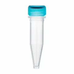 Polypropylene Microcentrifuge Tube, 1.5 mL, Conical Bottom, with O-Ring and Closure, Colorless