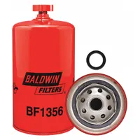 BALDWIN FILTERS Fuel Filter: Spin-On, 3 11/16 in Outside Dia, M20-1.50 Thread Size, Cellulose (MPN BF1356)