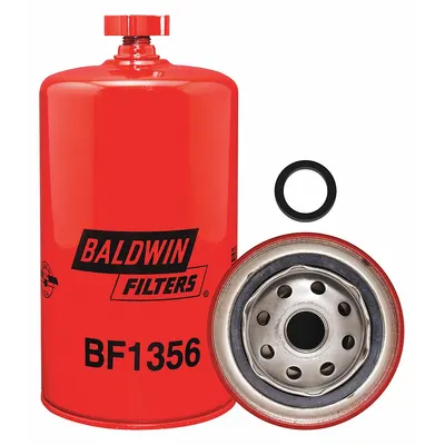 BALDWIN FILTERS Fuel Filter: Spin-On, 3 11/16 in Outside Dia, M20-1.50 Thread Size - Spin-On Fuel Filters