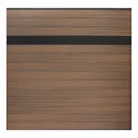 EUROFENCE Privacy Fence: Estate Style Topper, Light Brown, 6 ft Overall Wd, 6 ft Overall Ht (MPN EF 01401)