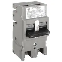 Miniature Circuit Breaker: 200 A Amps, 120/240V AC, 3 in Wd, 10kA at 120/240V AC, 2 Poles (MPN UBITBFP2002)