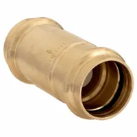 VIEGA PROPRESS Check Valve: Inline Valve Body, 1 in Pipe Size, Press x Press, Bronze, Press, Press (MPN 79045)