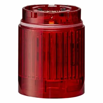 PATLITE Tower Light Module: Steady, 24V DC, Red, 40 mm Overall Dia, 40 mm Overall Ht - Steady Light Modules