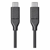 MONOPRICE USB Cable: Type C End 1, Type C End 2, Black, 13.1 ft Lg, 2.0 USB Specification, USB Cable (MPN 24283)