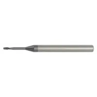 WIDIA HANITA Square End Mill: Carbide, TiAlN Coated, 2 Flute, 0.5 mm Mill Dia, 0.7 mm LOC, 50 mm OAL (MPN 7N0200502RJ)