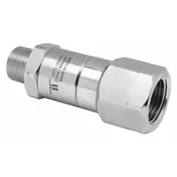 MOSMATIC Rotary Union: Straight, Nickel-Plated C38500 Brass, 1 Passages, 3/8 in Stationary Port, Air (MPN 32.854)