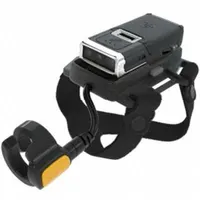 ZEBRA Wearable Barcode Scanner: Manufacturing/Retail/Transportation and Logistics/Warehousing, Black (MPN RS61B0-KBBHZWR)