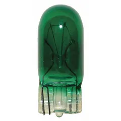 T3-1/4 Green Wedge Base Lamp, W2.1x9.5d, 14V AC, 194G