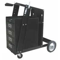 WESTWARD Welding Cart with Drawers: For 10 1/16 in Max Cylinder Dia, Caster, 1 Shelves
