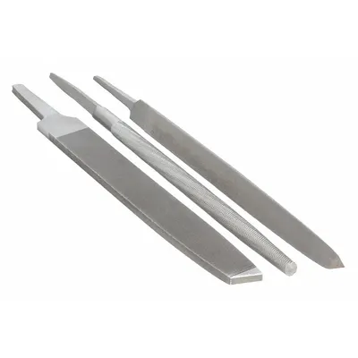 WESTWARD File Set: 6 in Mill Bastard/6 in Round Bastard/6 in Slim Taper, Includes Handle - General Purpose File Sets