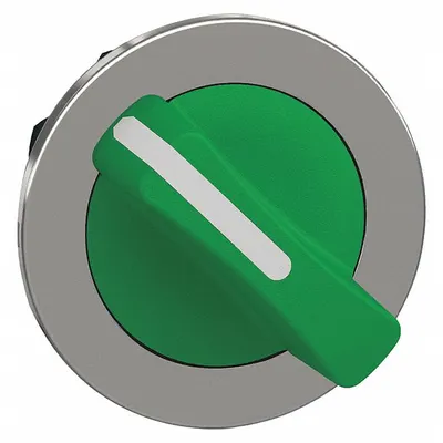 SCHNEIDER Short-Handled Selector Switch: 30 mm Panel Mount Size, 2 Positions - Selector-Switch Operators