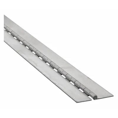 OEM Steel Full Surface-Mount Piano Hinge, 96 in Leaf Ht, 1 1/2 in Leaf Wd - Full Surface-Mount Piano Hinges