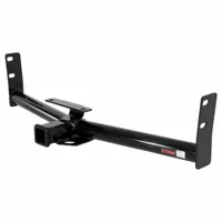 This Class III trailer hitch is designed for the Pontiac Torrent and requires no drilling for installation. Constructed from carbon steel with a powder-coated finish, it supports a gross trailer weight capacity of 3,500 lb and a gross vehicle weight capacity of 3,500 lb. Suitable for towing trailers, boats, or campers within the rated capacity