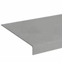 Stair Tread Cover: Full Coverage Grit, Fiberglass, Fastener-Installed, 10 in Dp, 144 in Wd, Gray (MPN 257011)