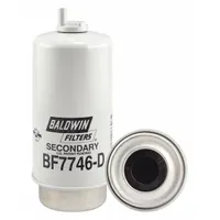 BALDWIN FILTERS Fuel Filter: Cartridge, 7 5/8 in Overall Lg, 3 5/16 in Outside Dia, Cellulose (MPN BF7746-D)