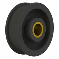 BREWER MACHINE & GEAR Flat Belt Idler Pulley: 1 in Bore, 2.5 in OD, Cast Iron, Bushing Bearing (MPN PB)