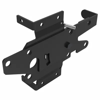 D&D Gate Latch: Post Latch, Gravity, 1/2 in Bolt Head Dia, Stainless Steel Std Post Latch - Gate Latches