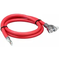 GROTE Battery Cable: Top Post Cable, 1 ga Wire Size, 48 in Overall Lg, Red, 60VDC, Bolt (MPN 84-9572)