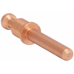 Standard-duty electrode for Thermal Dynamics SL40 handheld plasma torches. Rated for 40 A operation. Sold as a 5-pack. Used in metal cutting applications requiring arc stability and consistent cut quality.